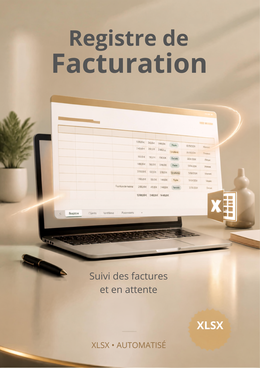 Registre de Facturation Médecin Indépendant — Suivi Consultations & Actes en Bloc Opératoire