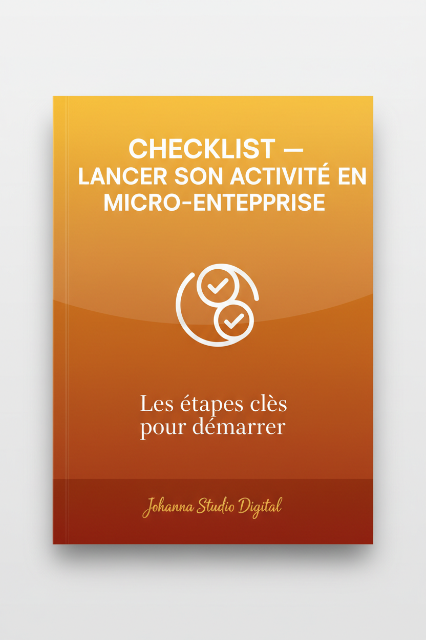 Checklist Lancer son activité