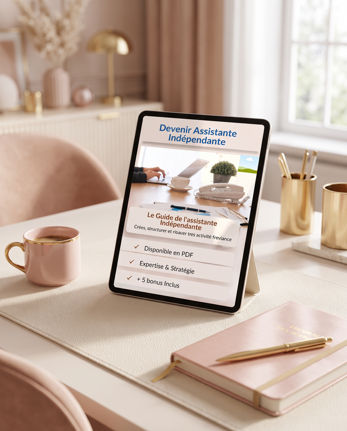 Devenir Assistante Freelance - visuel professionnel