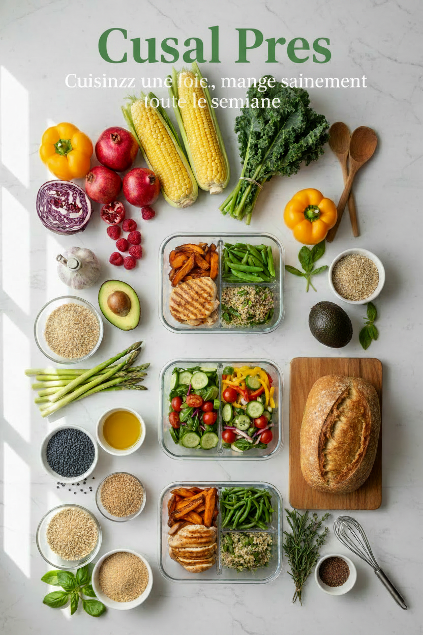 Meal Prep — Cuisinez une fois, mangez sainement toute la semainepar