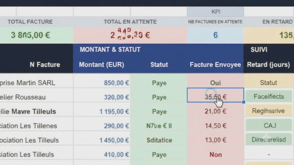 Registre de Facturation Excel — TPE, PME & Micro-Entreprise | Avec ou Sans TVA